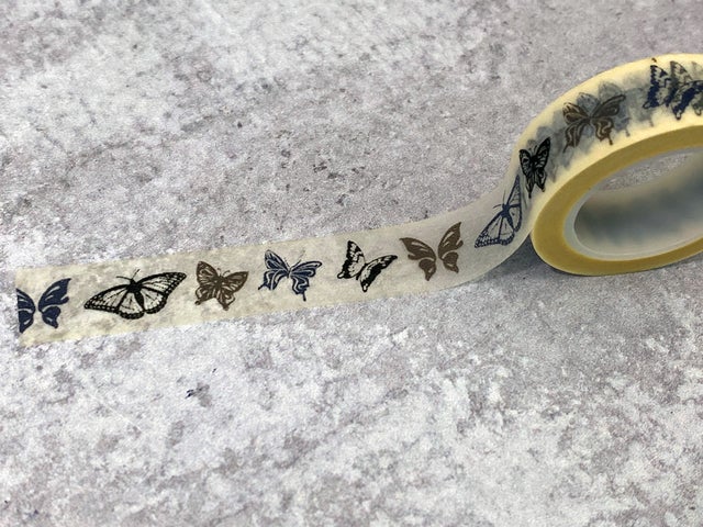 Butterfly Lace Washi / PET Tape  White & Black – ShiMeiWenChuang