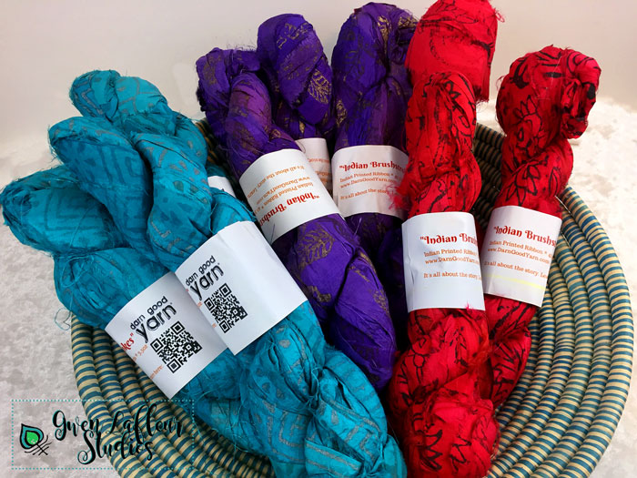 Product Details, Sari Silk Ribbons, Novelty Silk Yarns, Sari Silk