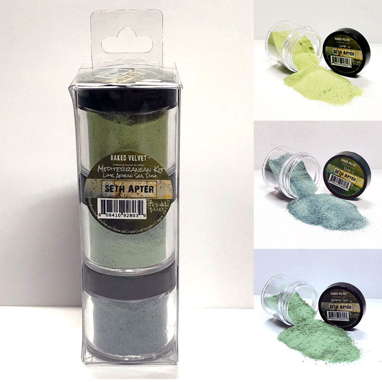Embossing Kit - 3 Super Fine Embossing Powder with Two Inkssentials St —  Grand River Art Supply