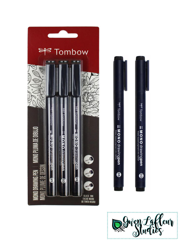 Marabu Graphix Fineliner Drawing Pens - Set of 12 Fine Point Pens