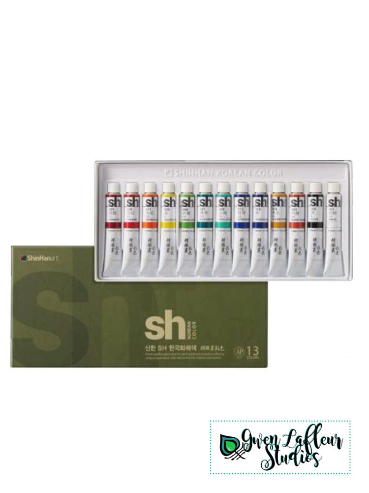 Shinhan Art Premium Gouache Primary color Paint Set 15ml 24 Colors Set A  Korea