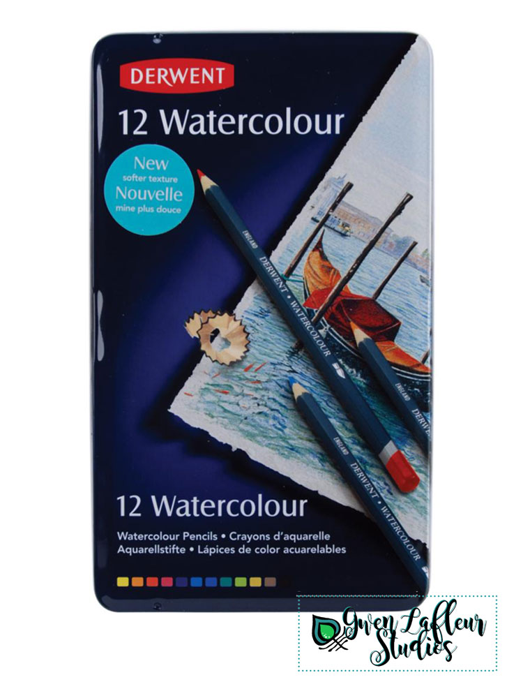 Lápices de Colores Acuarelables Derwent Watercolour Set 12