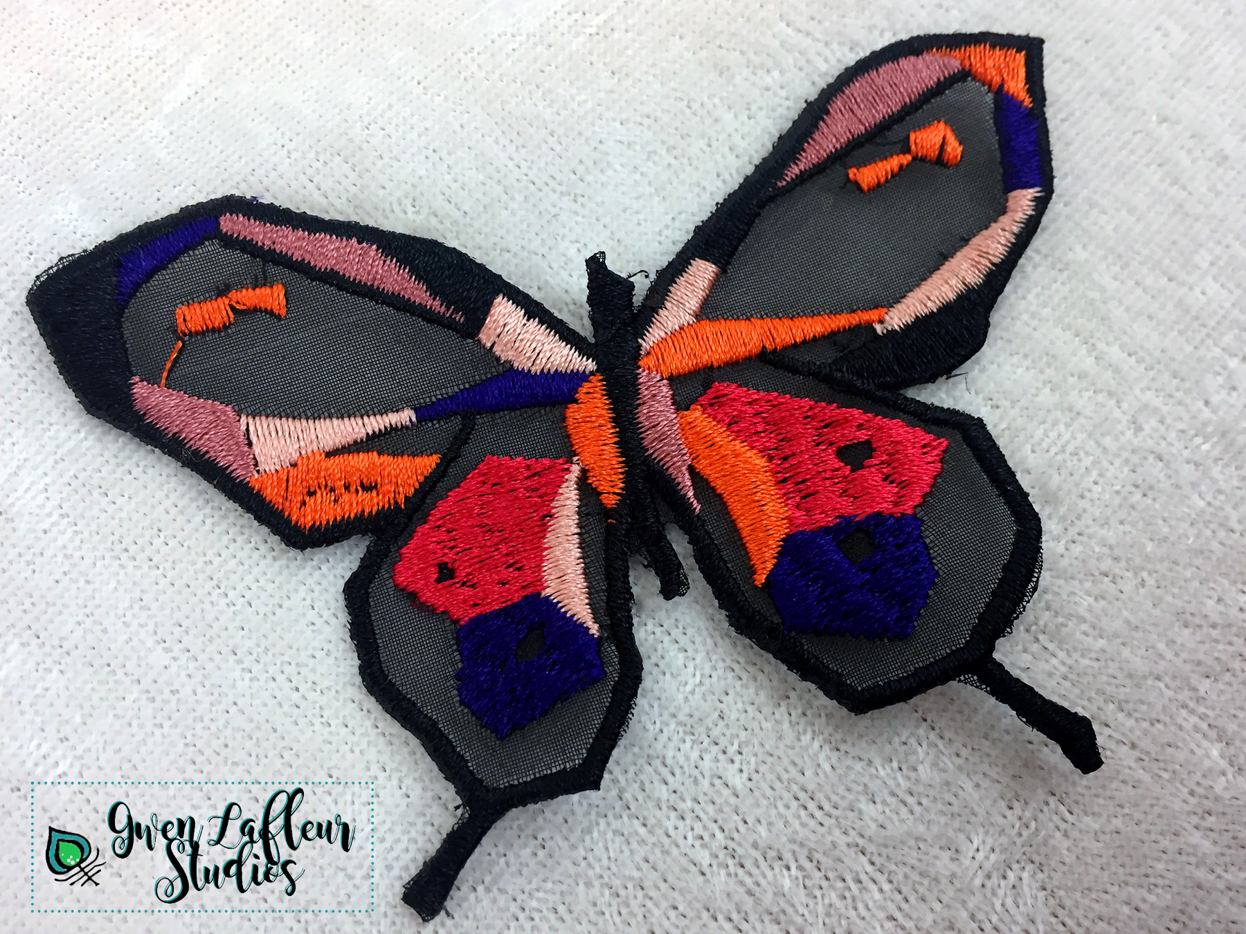 Exclusive, MULTI-COLOR Butterfly Bling Patch, Size 3, Cool Applique –  PatchPartyClub